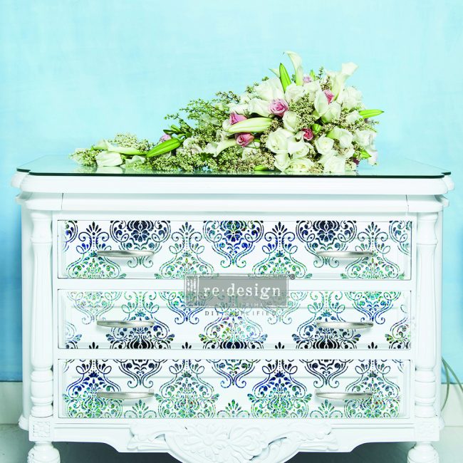 Redesign Decor stencil - Flourish emblem - Image 2