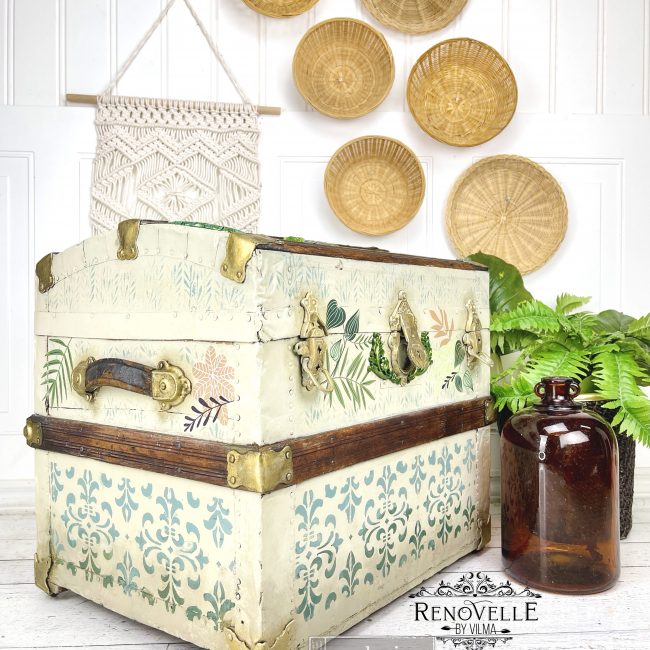 Re-Design Stick&Style stencil – Modern Damask – 17,80 cm x 45,72 meter (15,24 cm design) - Image 4