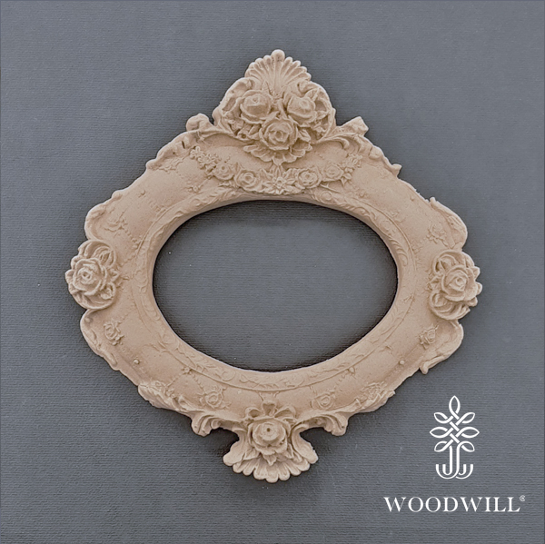 Woodwill - Ovális keret 16x14 cm