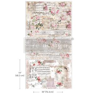 ReDesign Dekupázs selyempapír - Shabby Chic Sheets