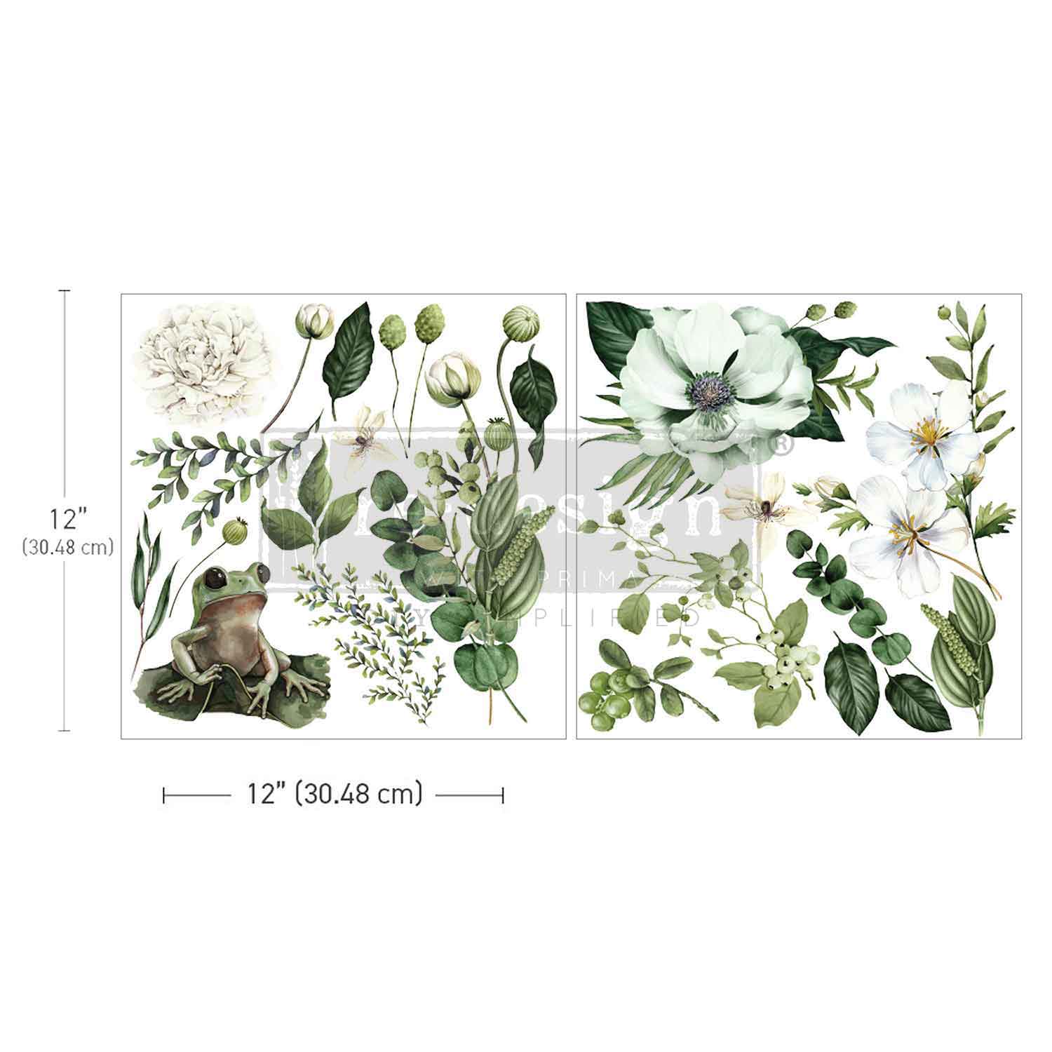 Redesign transzferfólia Maxi – Froggy Meadows Greens