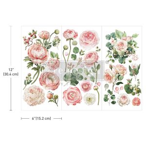 Redesign transzferfólia – Blushing Blooms