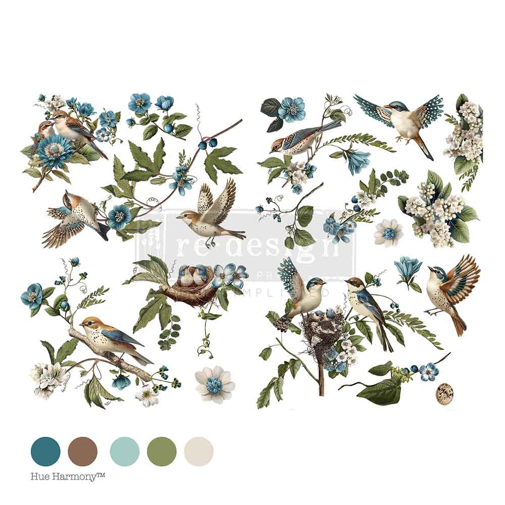 Redesign transzferfólia – Aviary Elegance