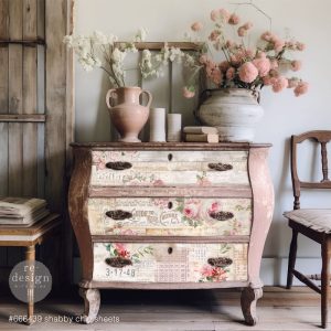 ReDesign Dekupázs selyempapír - Shabby Chic Sheets - Image 3