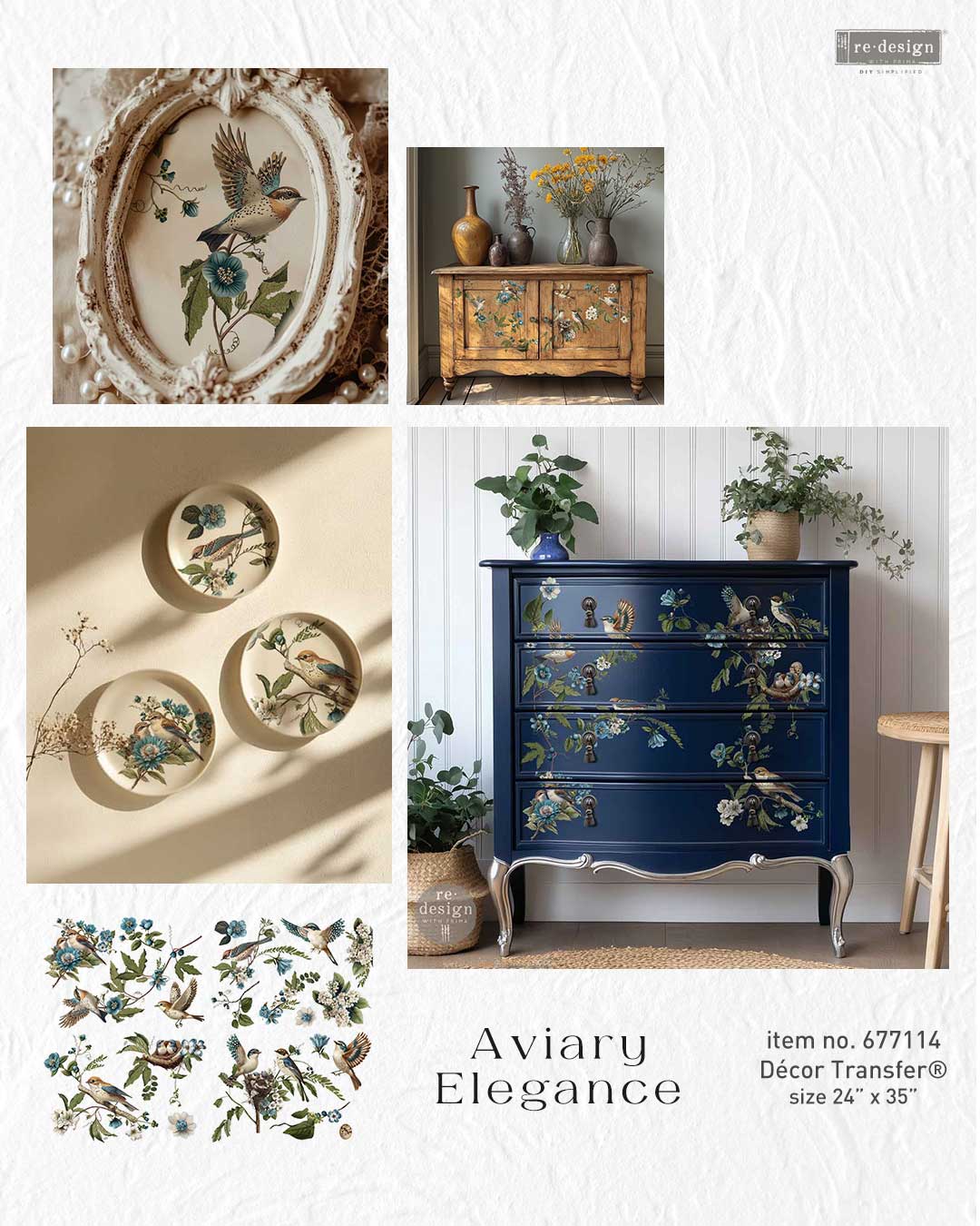 Redesign transzferfólia – Aviary Elegance - Image 8