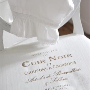 Vintage Paint Stencil - Cuir Noir (20 x 21 cm)