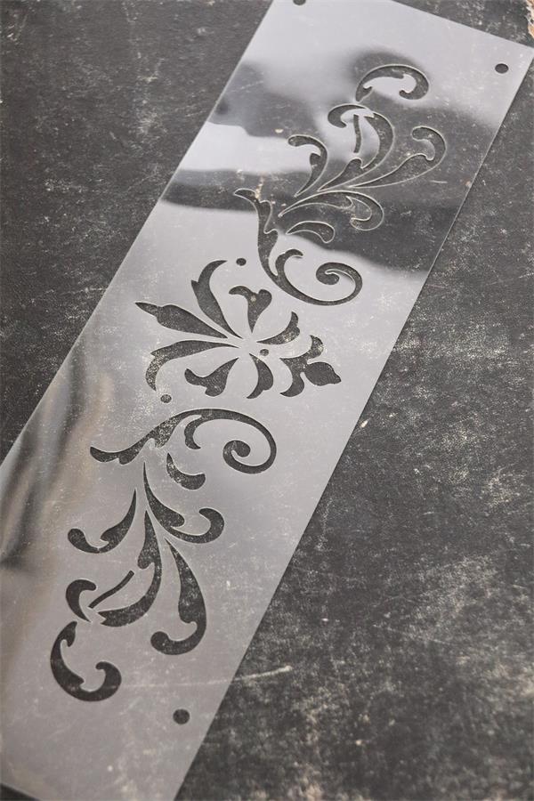 Vintage Paint Stencil - Flower