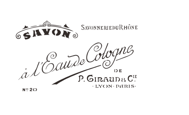 Vintage Paint stencil- Savon de Cologne