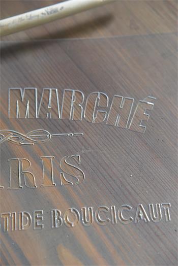 Stencil - Au bon Marché 25x35 cm - Image 3