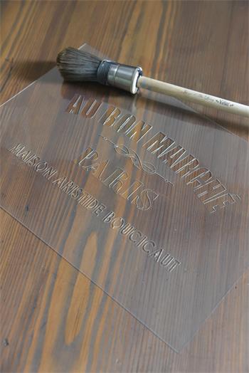 Stencil - Au bon Marché 25x35 cm - Image 2