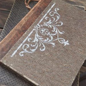 Vintage Paint Stencil - Oldal minta: 27 x 21 cm