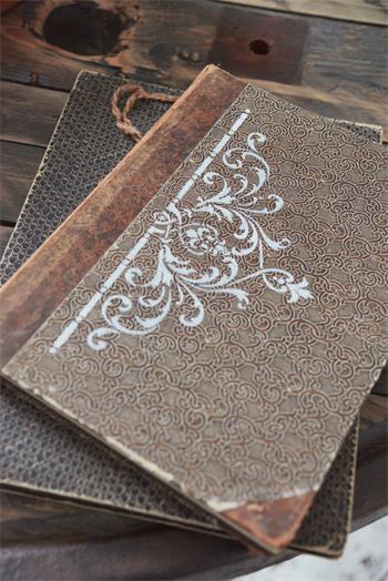 Vintage Paint Stencil - Oldal minta: 27 x 21 cm