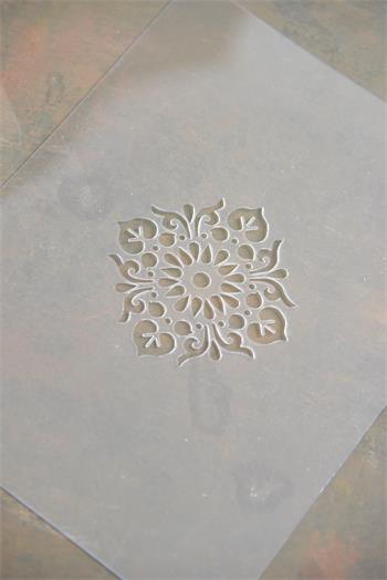 Vintage Paint Stencil - “Filigree” motívum - Image 3