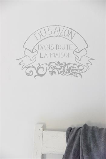 Vintage Paint Stencil - Du Savon (27cm) - Image 3