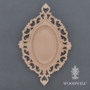 Woodwill - Dekoratív Ovális minta 20 cm x 13,5 cm