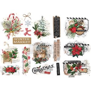 ReDesign Transzferfólia – Xmas Tag (15 x 30cm)x3ív