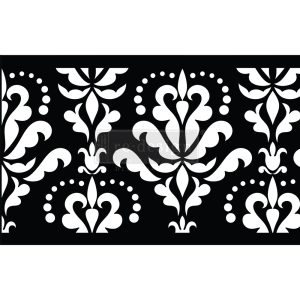 Re-Design Stick&Style stencil – Damask Flourish