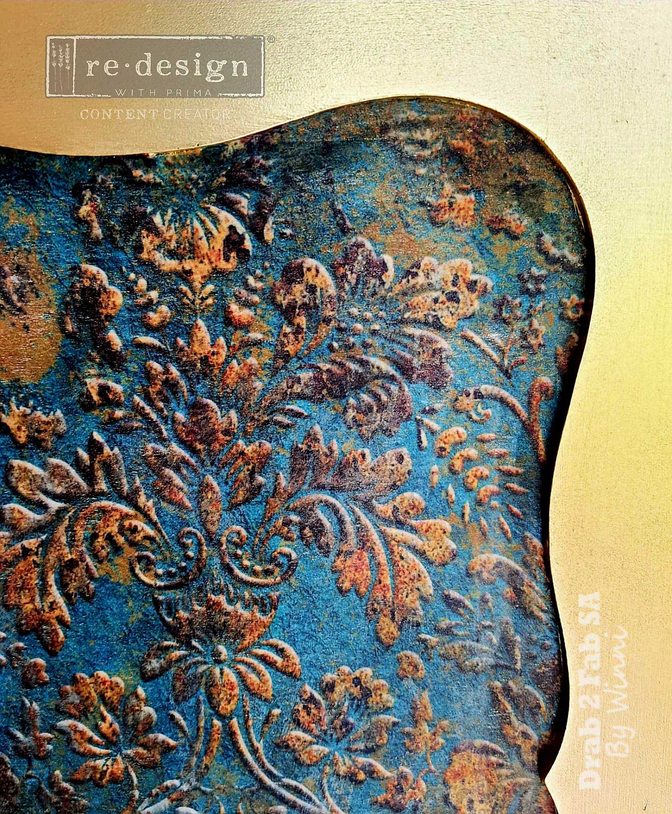Redesign Dekupázs Fiber - Aged Patina - Image 2