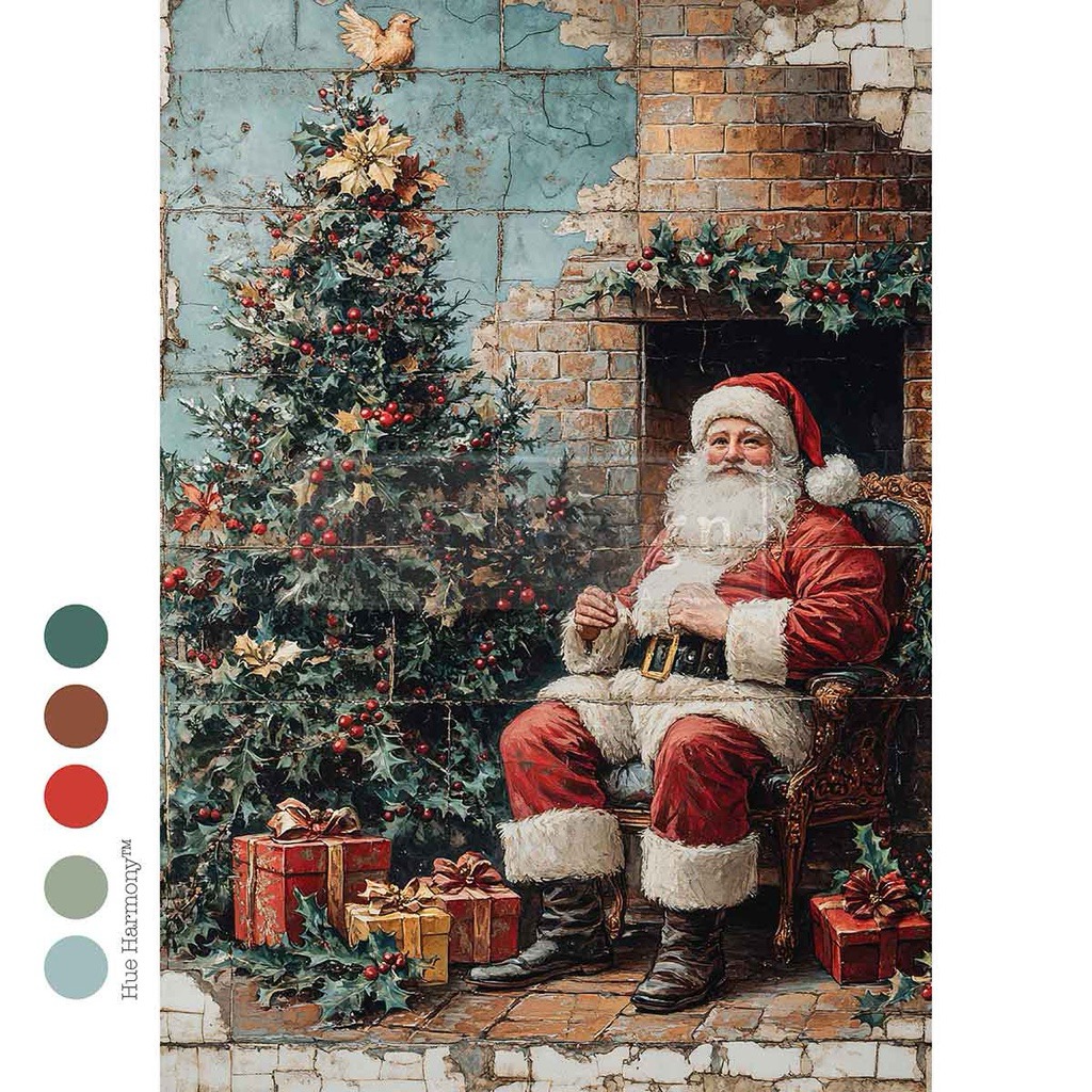 Redesign A4 Dekupázs Fiber - Cozy Claus Corner