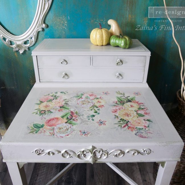 Redesign Rizspapír – Amiable roses (29,21 cm x 41,27 cm) - Image 5