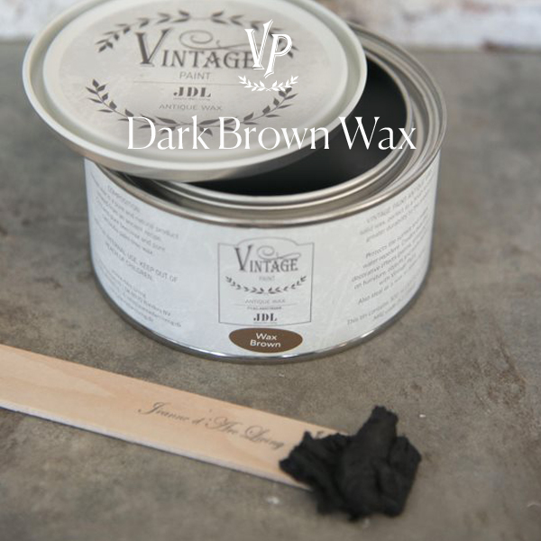 Vintage Paint - Sötét barna Wax