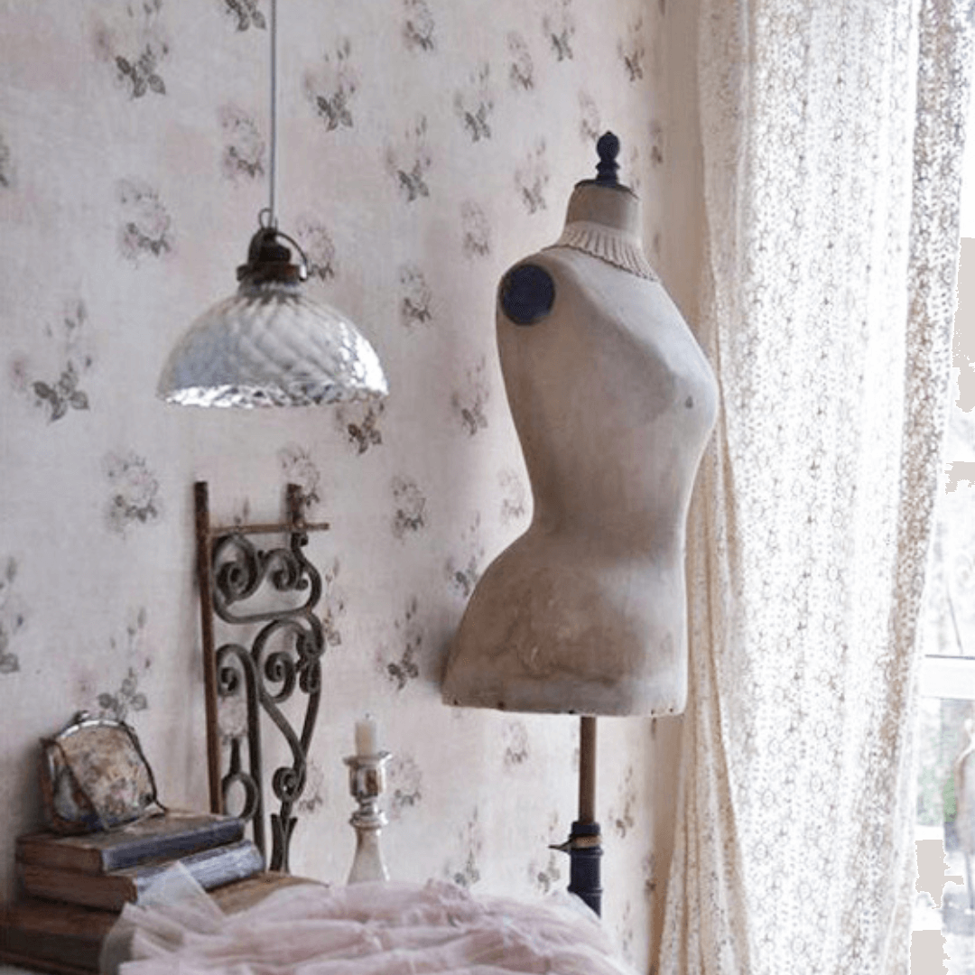 Vintage Paint tapéta - Faded Roses - Image 5