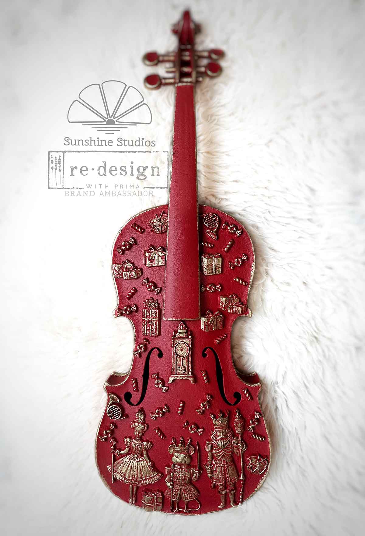 Redesign szilikon dekor öntőforma - Nutcracker Party - Image 8