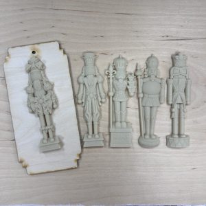 Redesign Wooden Nutcracker - karácsonyi 3D öntött formák