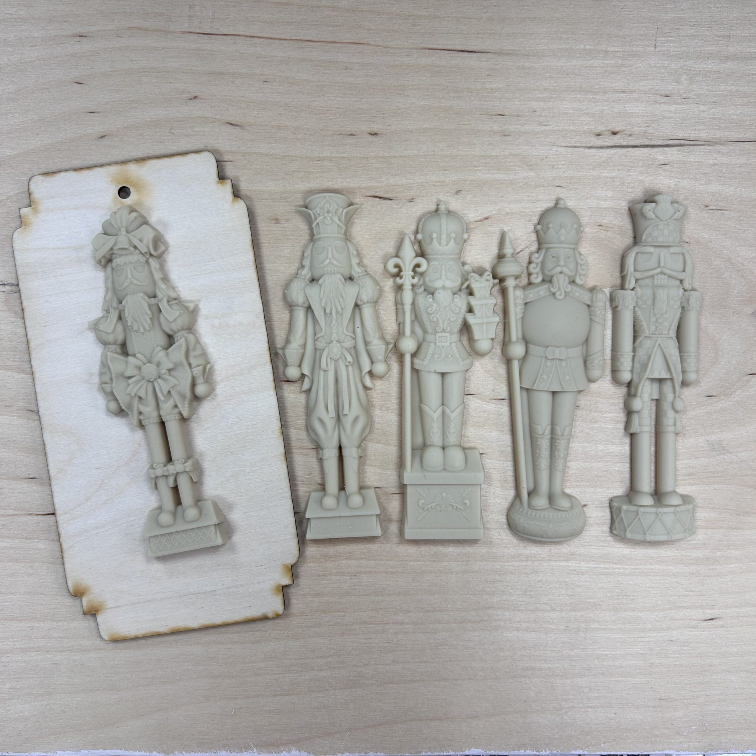 Redesign Wooden Nutcracker - karácsonyi 3D öntött formák