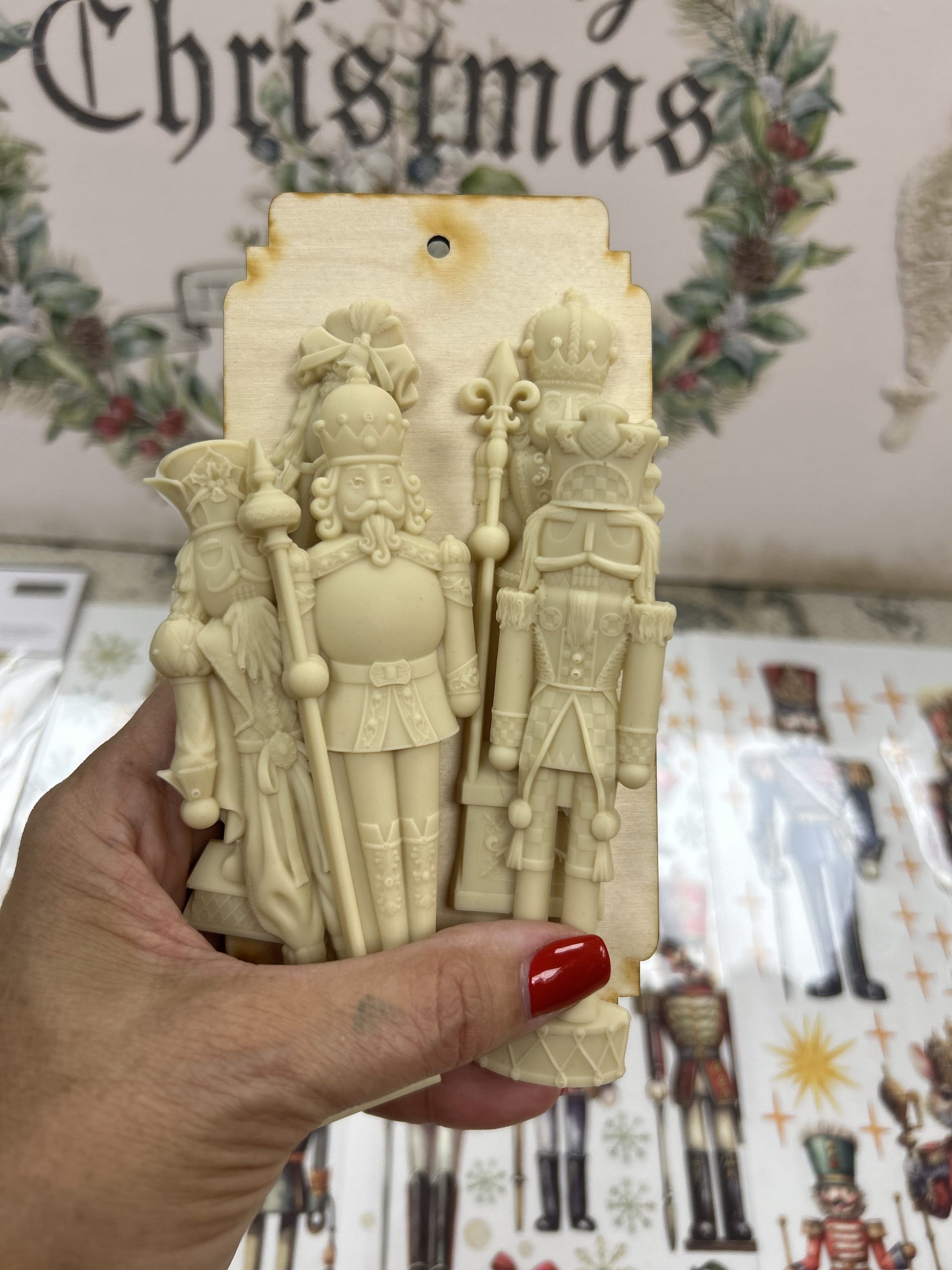 Redesign Wooden Nutcracker - karácsonyi 3D öntött formák - Image 6
