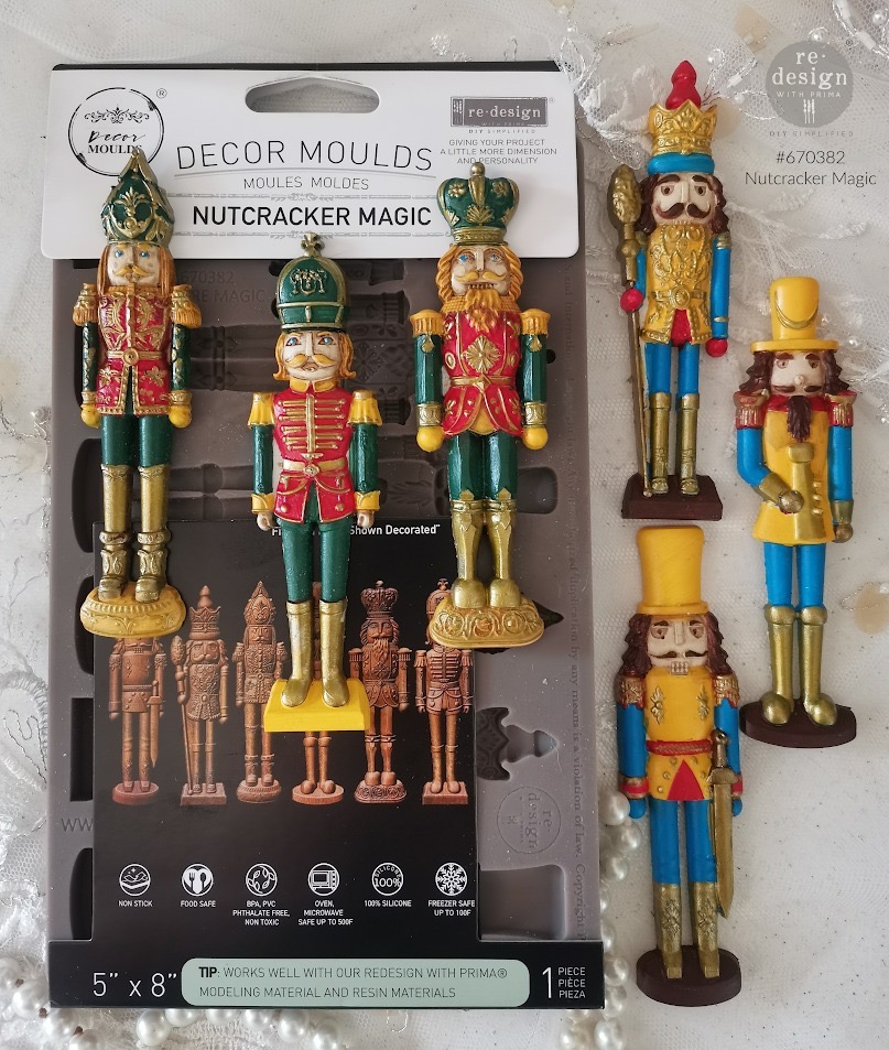 Redesign Wooden Nutcracker - karácsonyi 3D öntött formák - Image 19