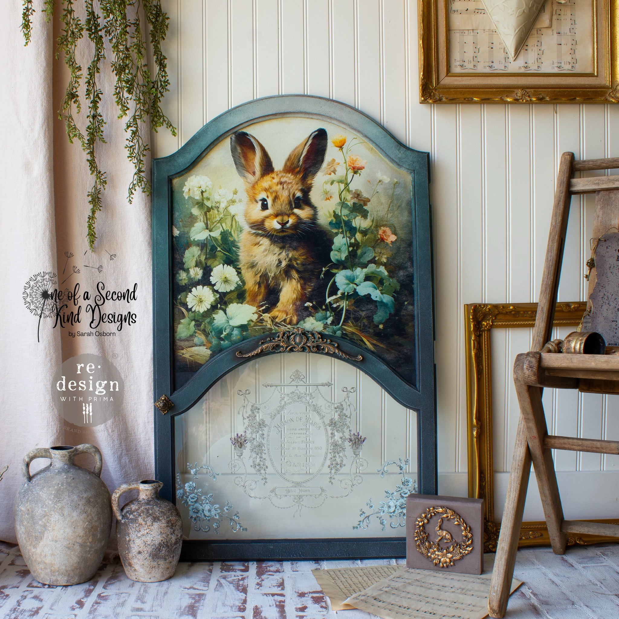 ReDesign Dekupázs selyempapír - Dreamy Bunnies - Image 5