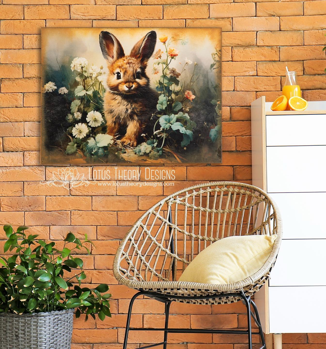 ReDesign Dekupázs selyempapír - Dreamy Bunnies - Image 2