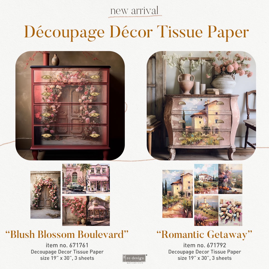 ReDesign Dekupázs selyempapír - Romantic Getaway - Image 3