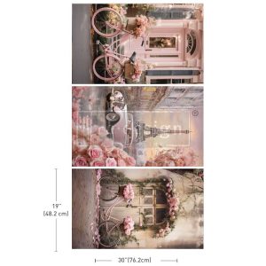 ReDesign Dekupázs selyempapír - Parisian Bloom Haven