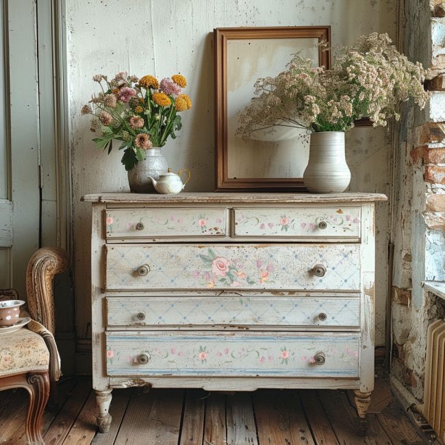 Redesign transzferfólia - Annie Sloan Swedish Posy - Image 6