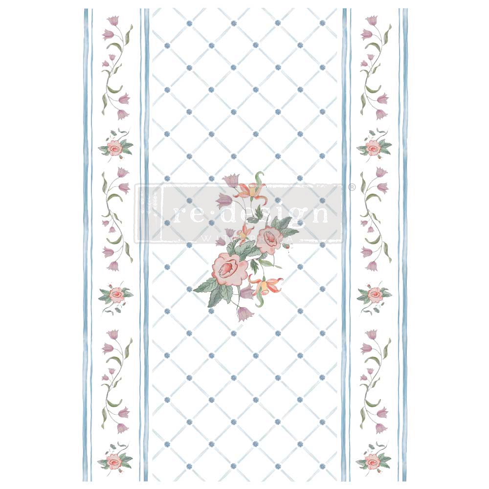 Redesign transzferfólia - Annie Sloan Swedish Posy