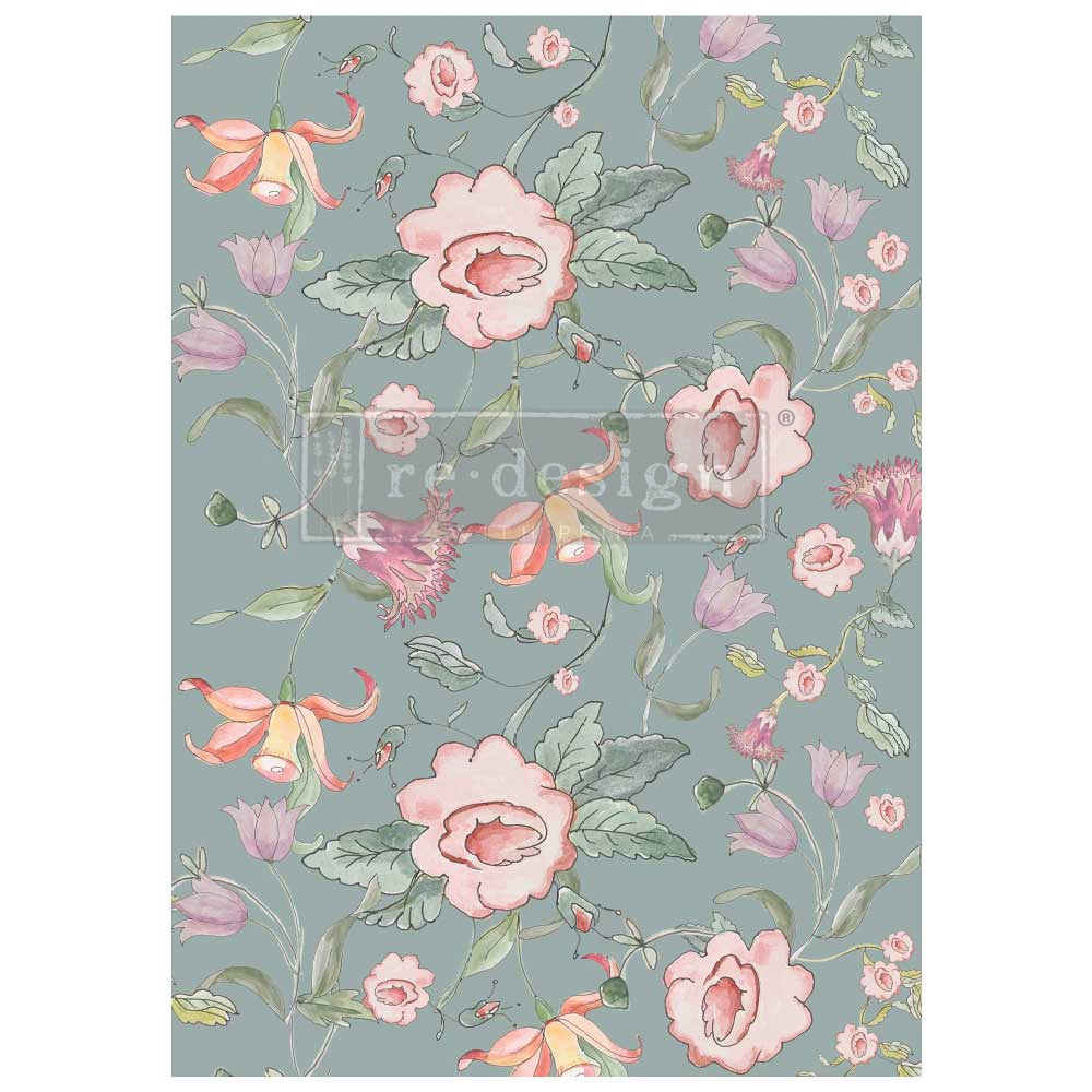 Redesign Dekupázs Fiber - Annie Sloan Swedish Posy