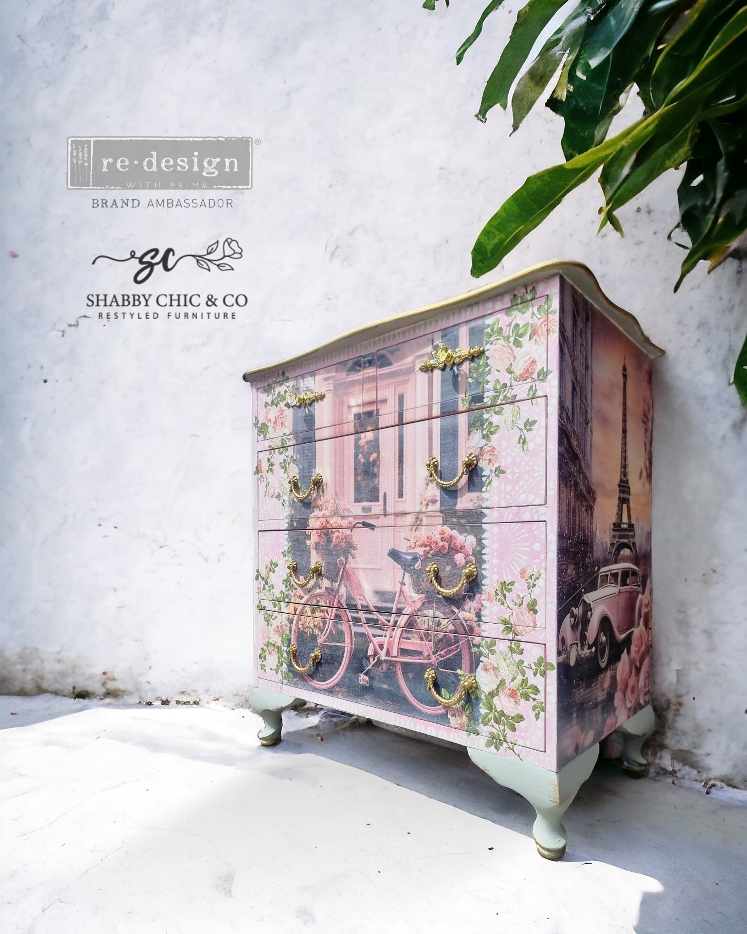 ReDesign Dekupázs selyempapír - Parisian Bloom Haven - Image 8