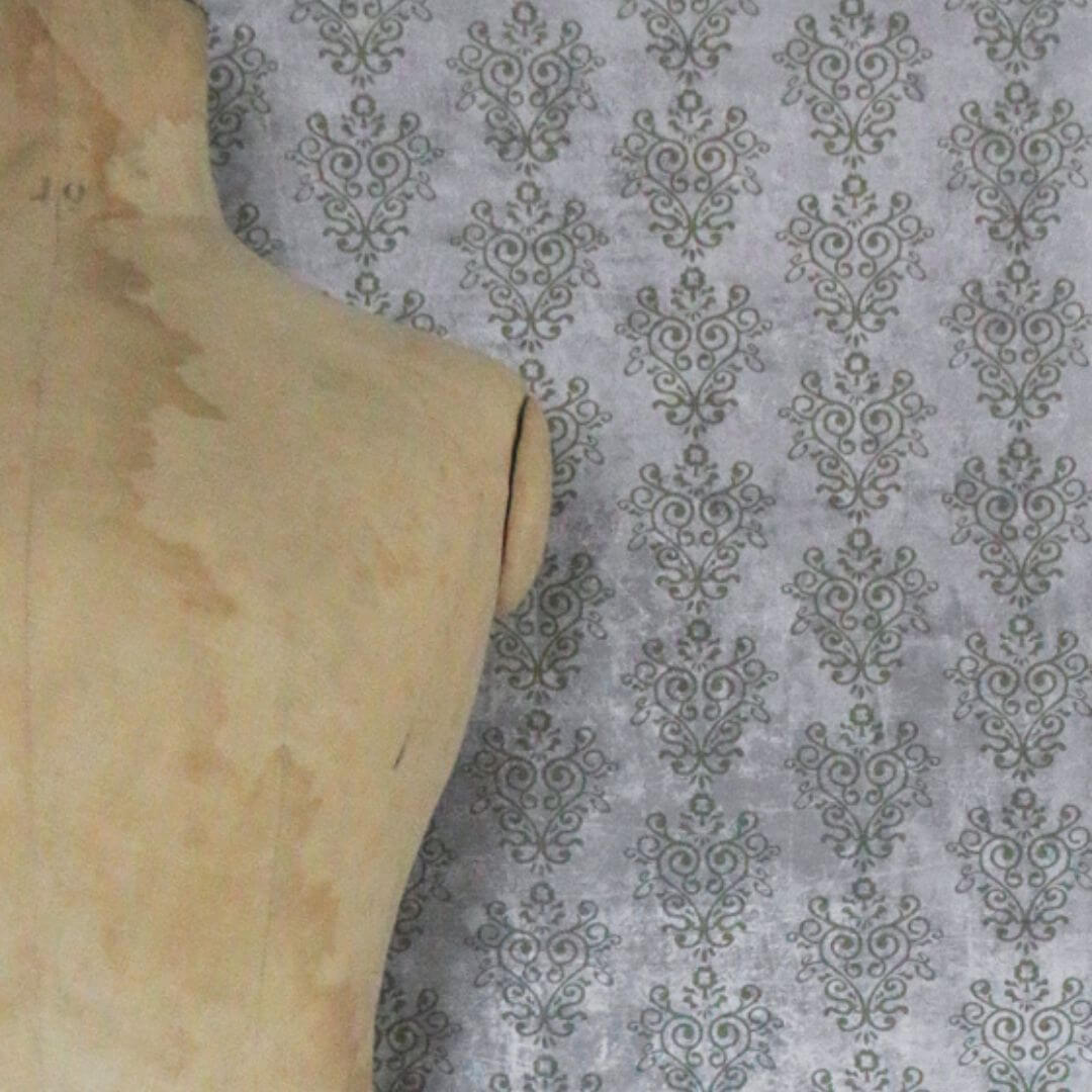 Vintage Paint tapéta - Szürke és zöld - Image 3