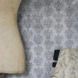 Vintage Paint tapéta - Szürke és zöld