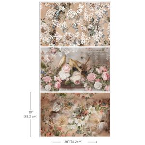 ReDesign Dekupázs selyempapír - Romance In Bloom