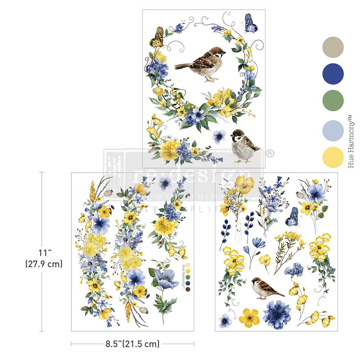 Redesign transzferfólia – Sunlit Aviary