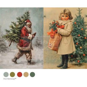 Redesign A4 Dekupázs Fiber - Vintage Tidings
