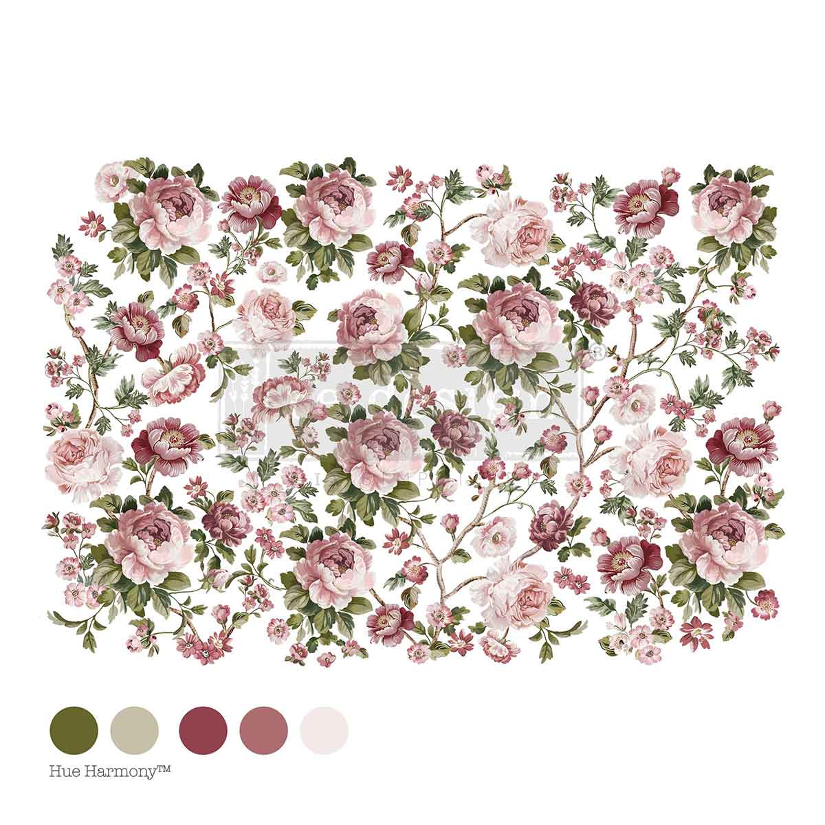 Redesign transzferfólia – Blushing Blooms Symphony
