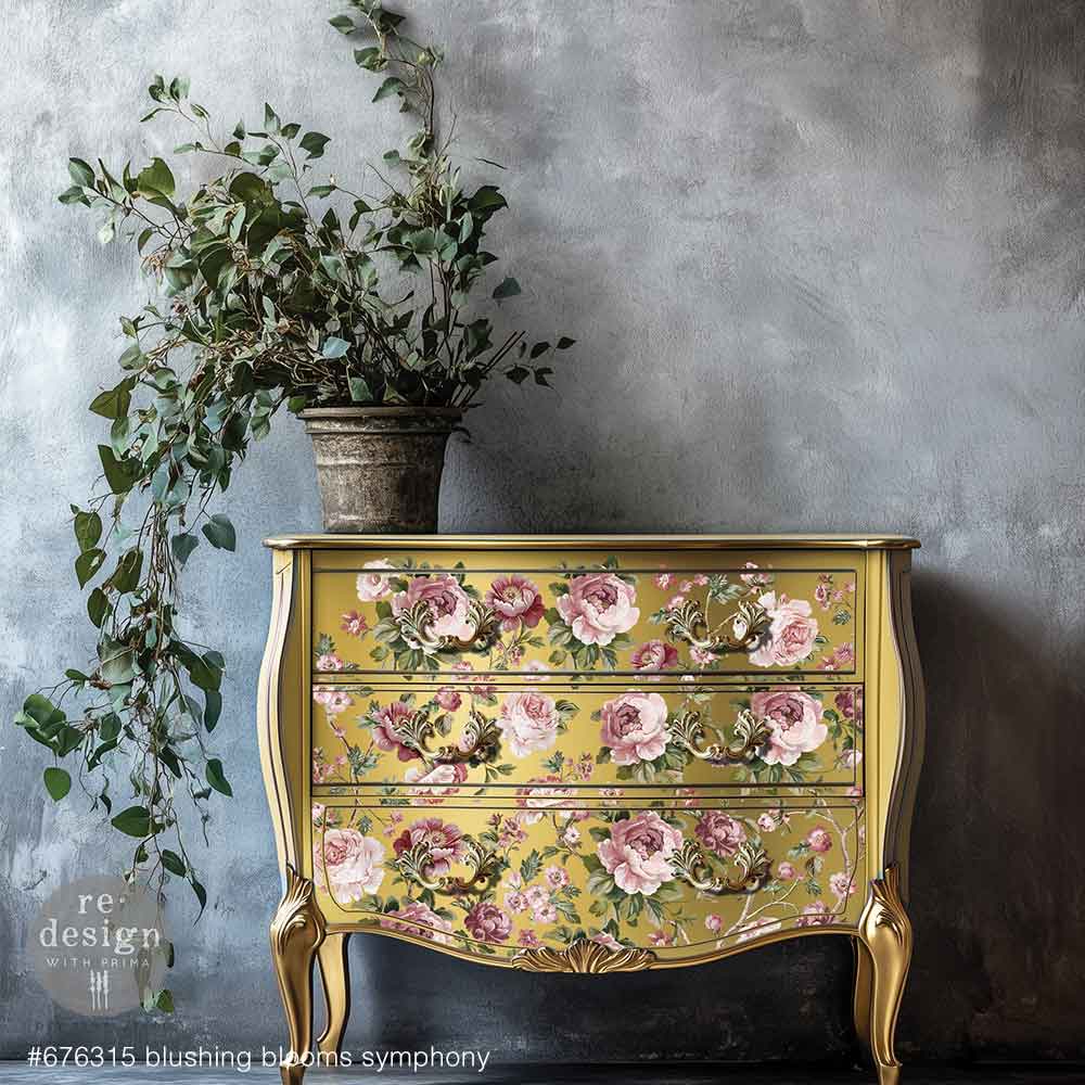 Redesign transzferfólia – Blushing Blooms Symphony - Image 7