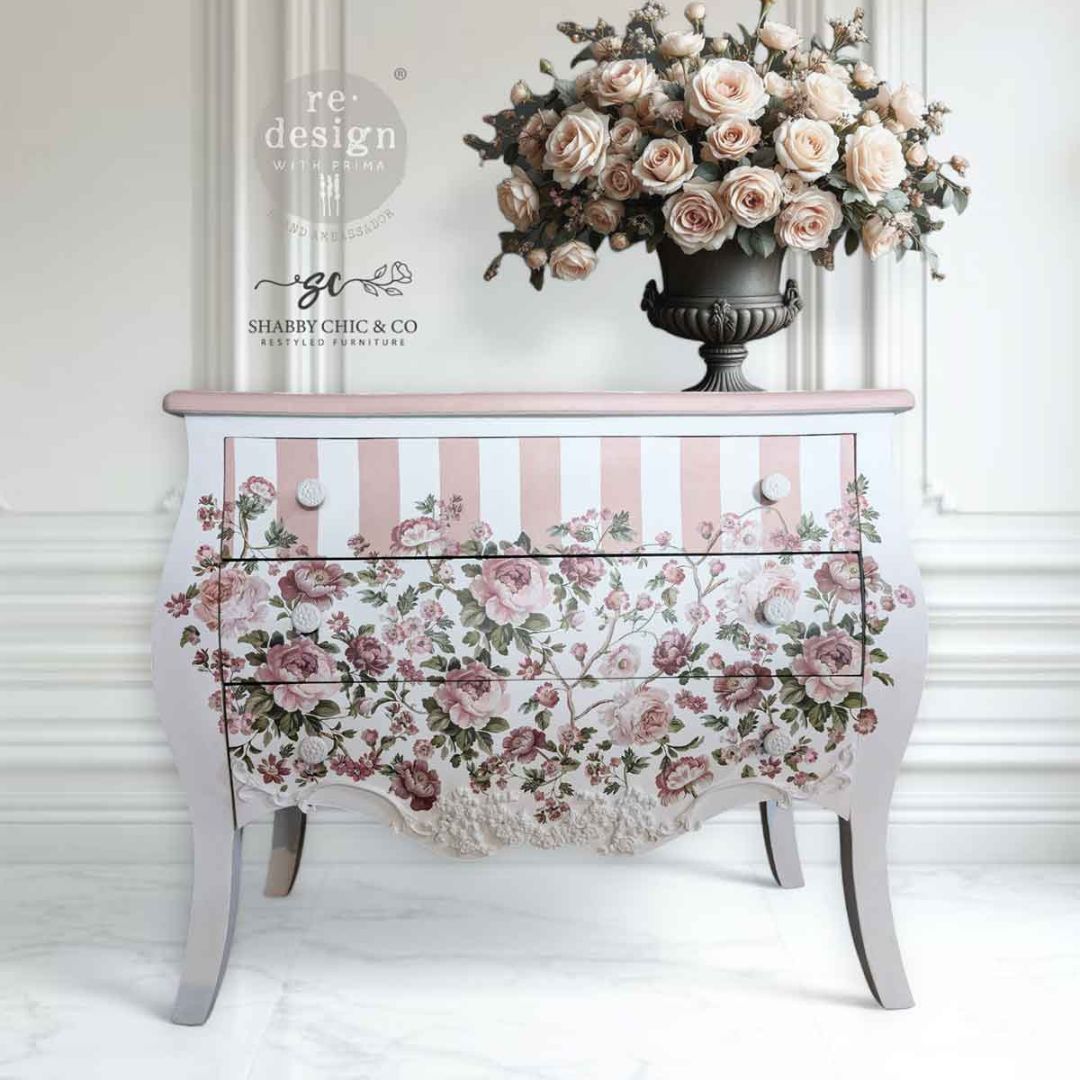 Redesign transzferfólia – Blushing Blooms Symphony - Image 3
