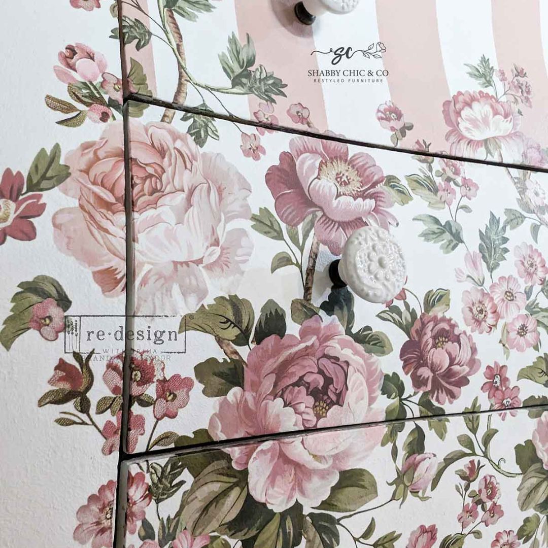 Redesign transzferfólia – Blushing Blooms Symphony - Image 2