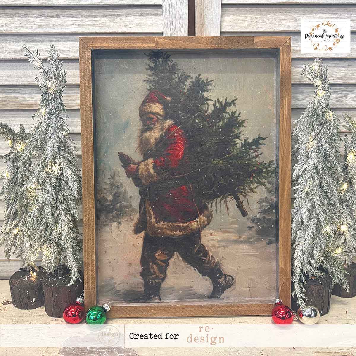Redesign A3 Dekupázs Fiber - Santa's Woodland Stroll - Image 2